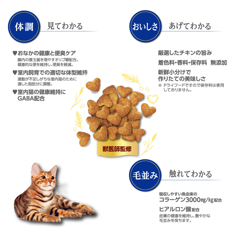 ビューティープロ キャット 成猫用 １歳から チキン味 | ペトマ