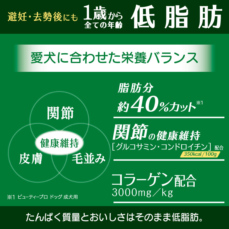 ビューティープロ ドッグ 低脂肪 1歳から